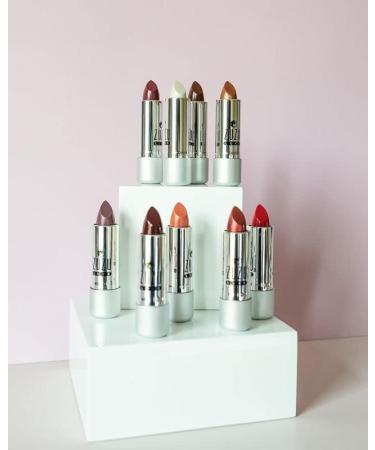 Zuzu Luxe Lip Color Lipstick in Obsession - Light Raspberry/Cool Cr me (0.13 oz) | Natural, Hydrating, Paraben-Free, Vegan, Gluten-Free, Cruelty-Free & Non-GMO - Buy Online on GoSupps.com