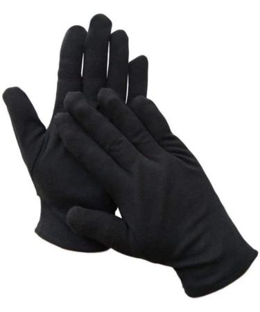 minkissy 12 Pairs Black Stretch Gloves Anti-Splash Gloves Jewelry Inspection Gloves Cotton Glove Handling Hand Protection Gloves Moisturizing Hand Gloves Safety Gloves Dust-Proof Coin Miss - Buy Online on GoSupps.com
