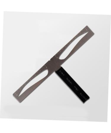 Beavorty 2pcs Eyebrow Ruler Eyebrow Drawing Tool Brow Stencils Eyebrow Stencil Kit Template Mold With Box - Buy Online on GoSupps.com