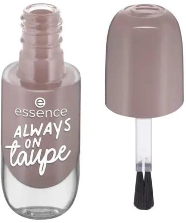 Essence Gel Nail Colour Gel Polish No. 37 Always On Taupe Grey Express Result Long-Lasting Colour-Intense Gely Shiny No Acetone Vegan Microplastic Particles Free (8 ml) - Buy Online on GoSupps.com