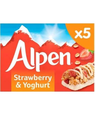 Alpen Cereal Bars Strawberry and Yoghurt x3 Packs and Kitchenfella Top Treats for Movie Night - Buy Online on GoSupps.com