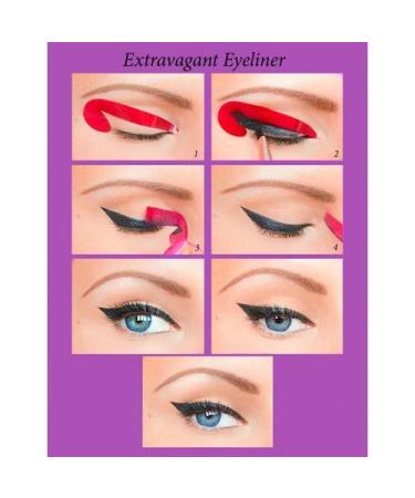 Quick Make-up Eyeliner Stickies COMPLETE SET 80 Pieces for Effortless Eye Looks | International Shipping Available - Buy Online on GoSupps.com