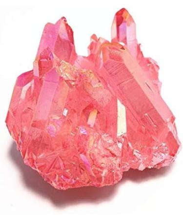 Crystal Cluster Pink Angel Titanium Quartz Crystal Specimen MineralsChakra Home Goods - Buy Online on GoSupps.com