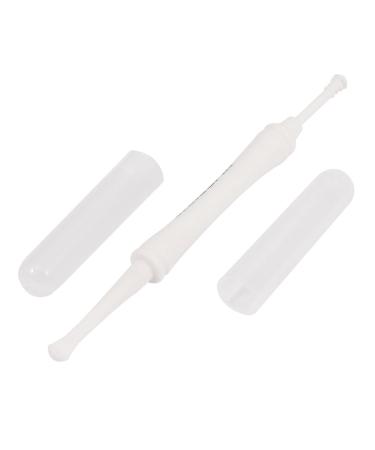 Qtqgoitem White Plastic Dual Head Spiral Tip Earpick Ear Wax Remover (Model: 769 1f6 540 f6a a33)