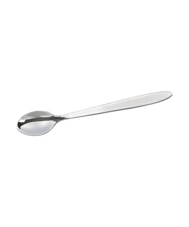 Baby Feeding Spoon with Flocked Box, Silver, 5.5"