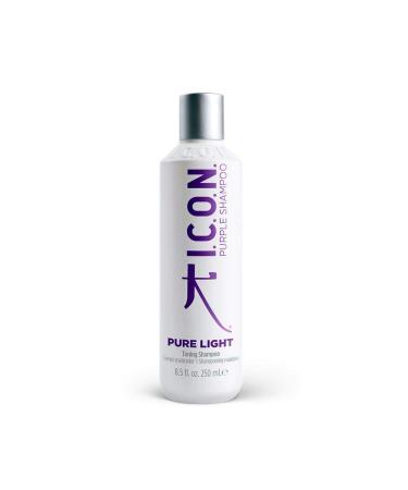 K.I.C.O.N. Pure Light Purple Shampoo & Conditioner DUO 8.5 oz - Made in USA | Best for Blonde & Silver Hair Care - Buy Online on GoSupps.com