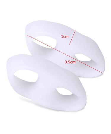 Buy 2 Pairs of Soft Silicone Toe Separators | Little Toe Correctors & Protectors - International Shipping Available - Buy Online on GoSupps.com