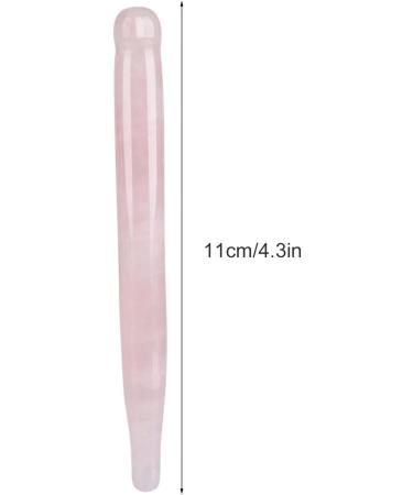 Rose Quartz Massage Stick - Hot Stones for Acupuncture & Healing - Pink Crystal Body Care Tools - Buy Online on GoSupps.com