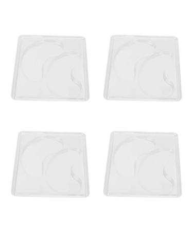 Ymiko DIY Transparent Eye Mask Reusable Under Eye Patches Tray Plate