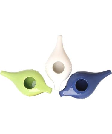 lioapoiul Ceramic Neti Pot Rinsing Nose Washing Professional Yoga Stuff Irrigator Dust Remover Spout Removing Tools Cleaning Outdoor White - Buy Online on GoSupps.com