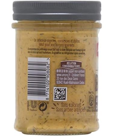 AMORA - Burger Sauce with Caramelized Onions 188G - Set of 4 - Buy Online on GoSupps.com
