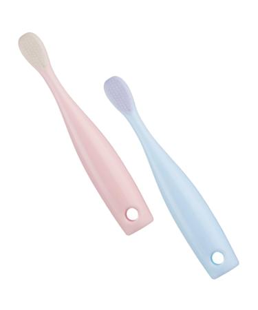 Beaupretty 2 piece toothbrush with soft bristle tooth care toothbrush children toothbrush infant toothbrush toothbrush for babies children toothbrush