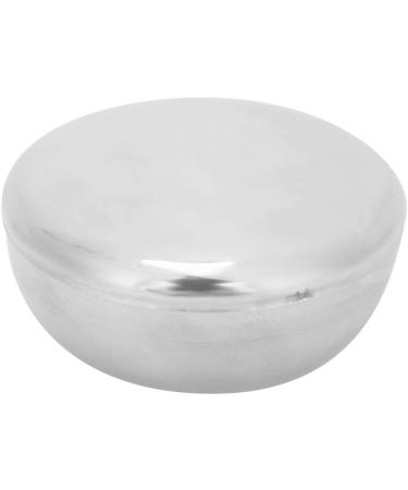 Stainless Steel Shaving Bowl with Lid for Men's Beard Care | Shaving Foam Mug | Soap Dish for Men - Buy Online on GoSupps.com