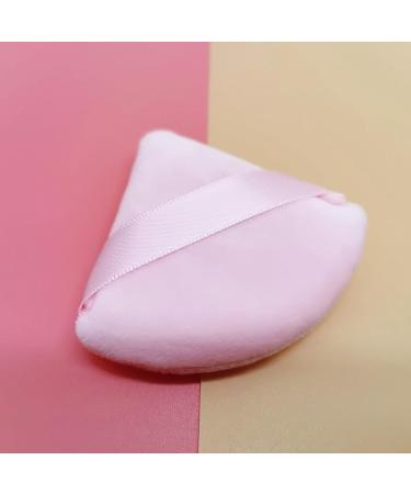 Buy 8 Triangular Soft Velvet Sponges for Loose Powder Makeup | ChelsMar Contour Makeup Sponges (4 Pink + 4 Black) - Perfect for Wet & Dry Application - International Shipping Available - Buy Online on GoSupps.com