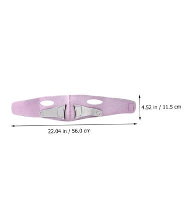 Shop 1pc Face Mask Lifting Fasteners - Snore Chin Strap & Double Chin Reducer | V Line Bandage & Belt - Violet Outanaya - International Shipping Available - Buy Online on GoSupps.com