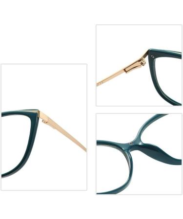 PARWANA Anti Eye Strain Computer Readers - Oversized Blue Light Blocking Cat-Eye Glasses +100 E1 - Buy Online on GoSupps.com