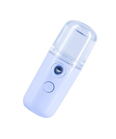 LIFKOME 1pc Sprayer Plastic Charging Steamer Durable Facial Beauty Nano Multi-function Handy Humidifier 14.5X4CM Blue