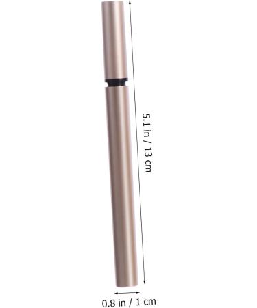 VINTORKY 5pcs Eyeliner Empty Pipe Bottle Refillable Eyeliner Pen Dropper Empty Cuticle Oil Pen Golden Plastic - Buy Online on GoSupps.com