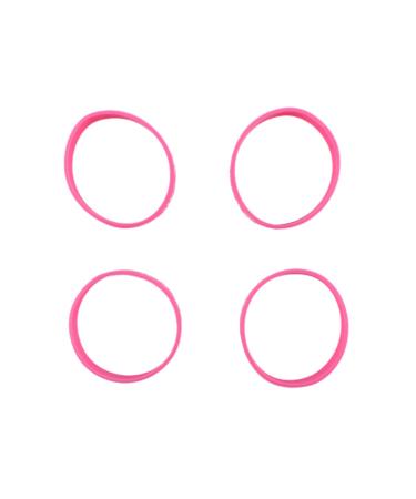 Ibasenice 4PCs silicone medical silicone medical bracelet Alarmal arm bracelet silicone medical bracelet alarm food allergy pink 7x1.1cm