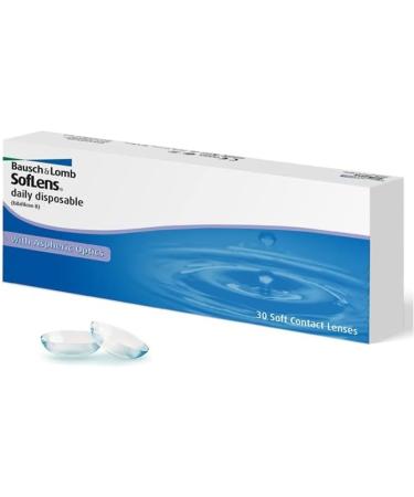 Bausch + Lomb Soflens Daily 30-Pack Spherical Contact Lenses | Soft Daily Lenses (BC 8.6mm Dia 14.2mm) - International Shipping Available - Buy Online on GoSupps.com