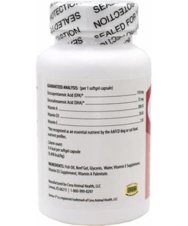 Derma-3 Softgels for Cats & Small Breeds - 60 Softgels | Essential Omega Fatty Acids - Buy Online on GoSupps.com