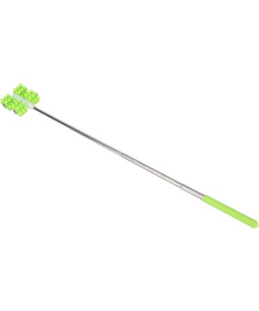 Telescopic Roller Massager for Sore Muscles | Pain Relief Back Roller | Adjustable Length | Solid & Stable | Green Massage Tool - Buy Online on GoSupps.com
