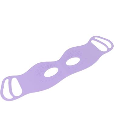 Qukaim Silica Gel Eye Patch Silicone Hanging Ear Eye Pad Washable Double Sided Eye Patch with Eye Holes Purple - Buy Online on GoSupps.com