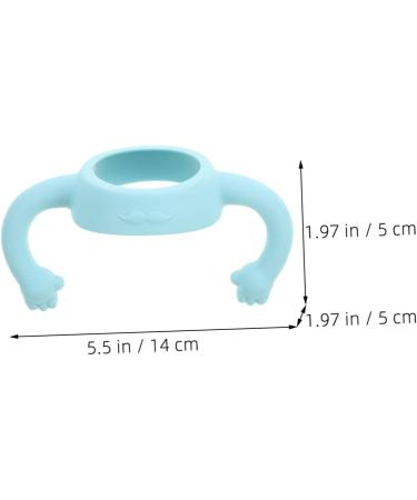 Abaodam 2pcs Bottle Handle Newborn Bottle Grip Handle Bottle Grip Bottle Grip Bottle Accessories Feeding Bottle Milk Bottle 14.00X5.00X5.00CM Sky-blue - Buy Online on GoSupps.com