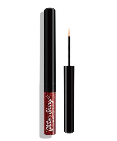 Pearlescent Eyeliner Liquid Glitter Eyeliner Eyeshadow Makeup Stage Show Makeup (red)