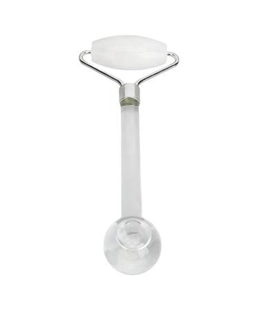 2-in-1 Ice Facial Scooter & Massage Device - Anti-Aging Portable White Jade Skin Care Tool for Home Use - Buy Online on GoSupps.com