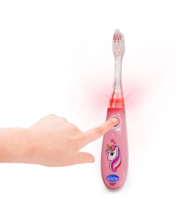 Lily's Home Kids Unicorn Toothbrush Set with Flashing Timer, Cup, and Cover - Encourage Children to Brush Teeth! - Buy Online on GoSupps.com