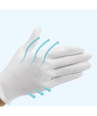 POPETPOP 12 Pair Kitchen Cleaning Household Industrial Handling Hand Cosmetic Moisturizing Work White Coin - Buy Online on GoSupps.com