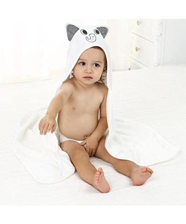 Baby Hooded Towel Ultra Soft 100% Bamboo Fabric 0-5 Years Large size 90x90CM(35"X 35") Highly Durable 500 GSM Girls Boys Babies Newborn Toddler and Kids - Buy Online on GoSupps.com