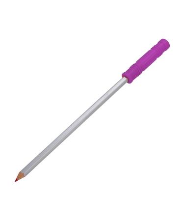 Safe Silicone Teether Pencil Topper for Infants | Purple Chewing Toy & Pacifier - Buy Online on GoSupps.com