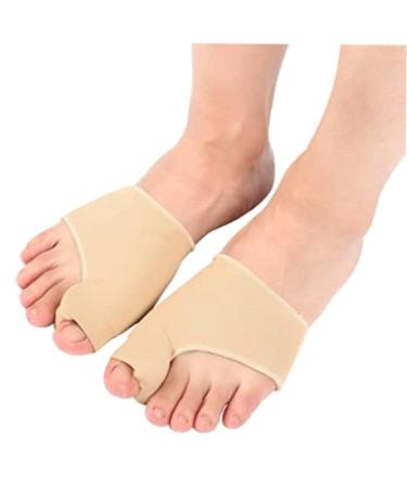 Orthopedic Toe Brace with SEBS - Bunion Corrector & Hallux Valgus Brace for Foot Pain Relief Breathable Lycra Fabric Toe Separator for Women and Men (L)