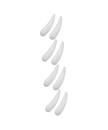 OHPHCALL 8 Pcs Cosmetic Spatula Face Cream Scoop Makeup Spatula Small Beauty Spatula Facial Spatula Facial Cream Spatula Lip Balm Spatula Mini Spatula Esthetician Supplies Cosmetics Spatula 1 g (Pack of 1) As Shownx4pcs