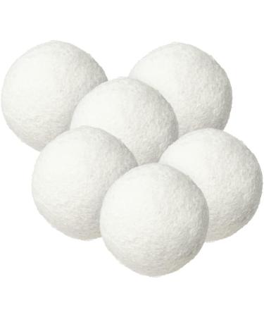 Sillar Dryer Balls Eco Made of Wool 6 pcs Dryer Balls for Tumble Dryer | 7 cm Natural Balls for The Dryer 100% Sheep Wool | Natural Fabric Softener Reduce Wrinkles Shortens Drying Time Reusable - Buy Online on GoSupps.com