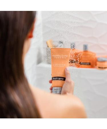 Healthy Scalp Clarify and Shine Scalp Scrub with Pink Grapefruit - Exfoliating Cleaner Hair Mask with Vitamin C - Buy Online on GoSupps.com