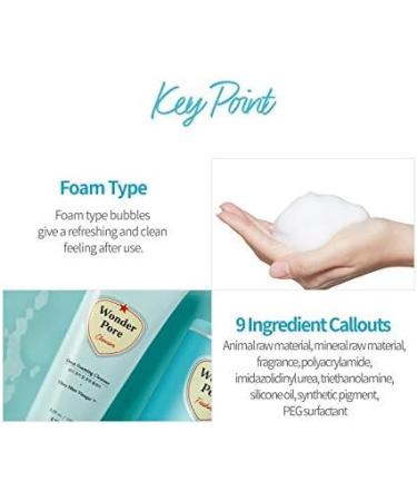 ETUDE HOUSE Wonder Pore Cleanser 150g (5.29 Oz.) | Kbeauty | Deep Foam Cleanser for Sensitive Skin to Balance Sebum Level Clean Dirt and Impurities in Pores | Ultra Mint Vinegar for a Fresh Finish - Buy Online on GoSupps.com
