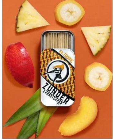 Tunder Toothpick - Flavorful Toothpicks for Cleaning & Habit Relief | Heartforcards Shipping Protection (Tropic) - International Shipping Available - Buy Online on GoSupps.com