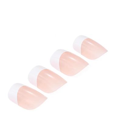 Handcess French Press On Nail Set - Nude Ballerina Artificial Fingernails for Women & Girls | 24 Pieces - Buy Online on GoSupps.com