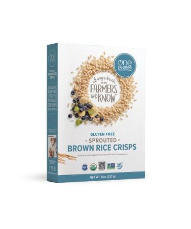 One° Cereal Rice Crisp Brown, 8 Oz