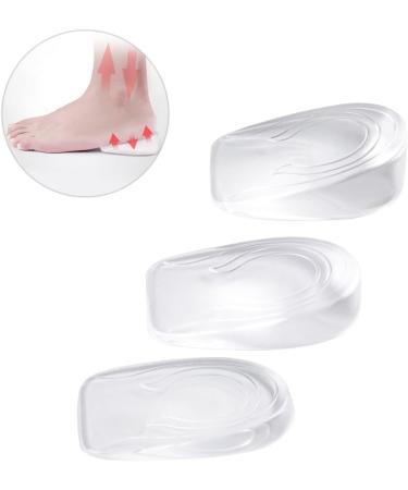 NOLITOY Gel Shoe Inserts - 9 Pairs Breathable Silicone Comfort Insoles for Heel Lift & Cushioning - Invisible Clear Insoles for All Shoes - Buy Online on GoSupps.com