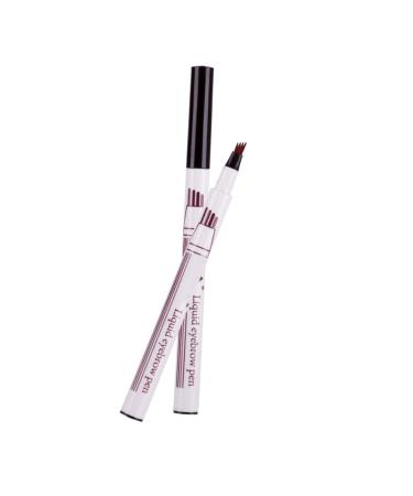 DRESSOOS Brow Pencil Eyebrow Pen Eyebrow Makeup Tool Liquid Eyebrow Pen No Smudge Eyebrow Powder Miss 1 count (Pack of 1) As Shown