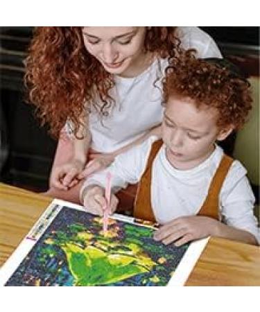 Sonsage Princess and Frog Diamond Painting Kit - Full Round Drills Cross Stitch Crystal Rhinestone Embroidery - 5D Home Wall Decor Gift - 12x16 Inch - Buy Online on GoSupps.com