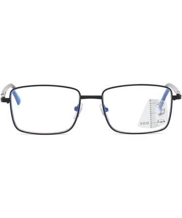 Rapping Glasses - Multifocal Anti-Blue Light Reading Glasses for Men & Women | Metal Frame +1.0 to +2.5 Diopters - Buy Online on GoSupps.com