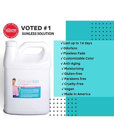 Best Organic Airbrush Spray Tan Solution 128oz | Premium Self-Tanning Formula for Flawless Glow - Buy Online on GoSupps.com