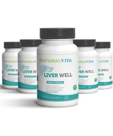 Liver Well (2) Cleanse Metabolic Support Dtox - Liver Supplement for Liverwell Health with Milk Thistle Extract - Buy Online on GoSupps.com