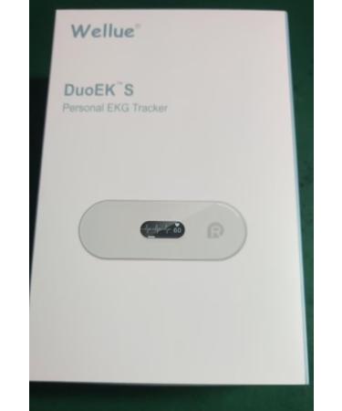 Wellue DuoEK-S Personal ECG Monitor - Bluetooth Wireless Portable Heart Monitor with OLED Screen - iOS & Android App - 30s to 5 Min Monitoring - Buy Online on GoSupps.com