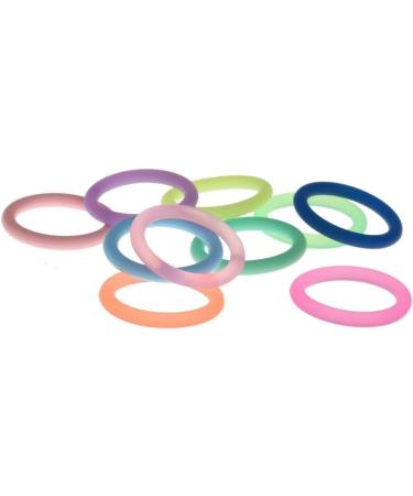 Fenteer 10 O-Rings Silicone Baby Pacifier Chain Clips Colorful Safe & Durable International Shipping - Buy Online on GoSupps.com